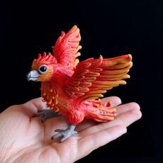 Baby Fénix volando